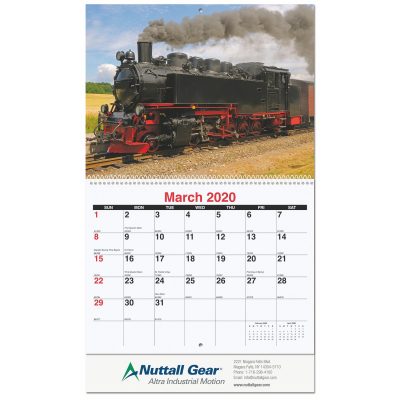 Magnificent Train Pictorial Calendar