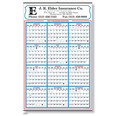 Yearly Memo Calendar