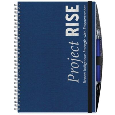 Academic Journal Planner w/Embossed Paperboard Cover w/Dynamic Pen (7 x 10)