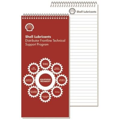 Imprinted Sheet Notebooks w/1 Standard Color (4"x8¼")
