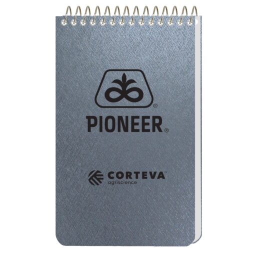 Metallic Pocket Coil Notebook (2 7/8"x4¾")