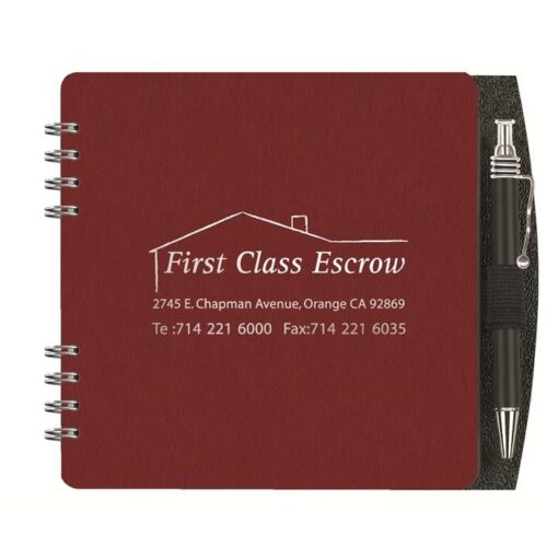 5" Classic Square Journal w/50 Sheets & Pen-1