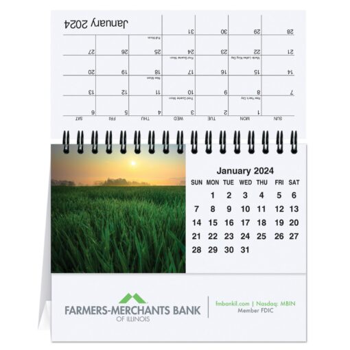Agriculture Tent Desk Calendar (5 13/16"x4½")-3