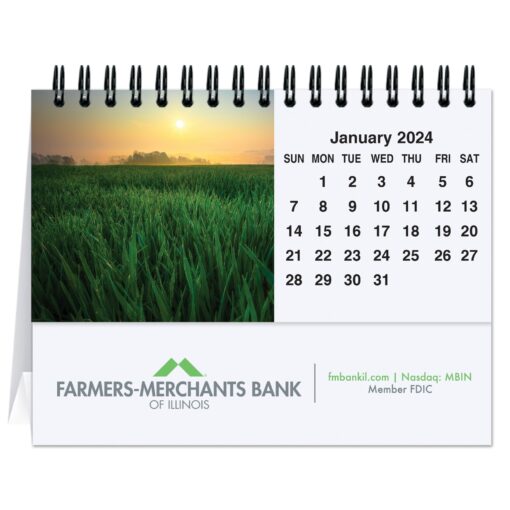 Agriculture Tent Desk Calendar (5 13/16"x4½")-1
