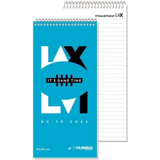 Imprinted Sheet Notebooks w/4 Color Process (4"x8¼")-2
