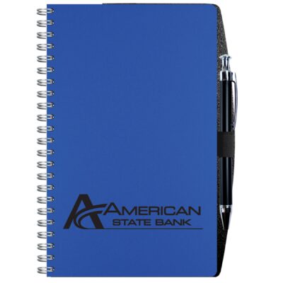 Poly Weekly Planner w/Pen Safe Back Cover & Pen-1