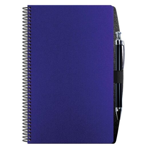Poly Weekly Planner w/Pen Safe Back Cover & Pen-9