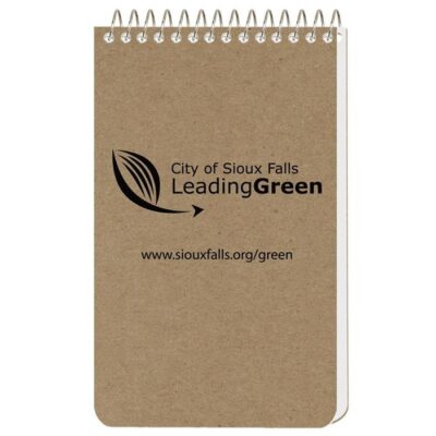 Recycled Pocket Coil Notebook (2 7/8"x4¾")-1