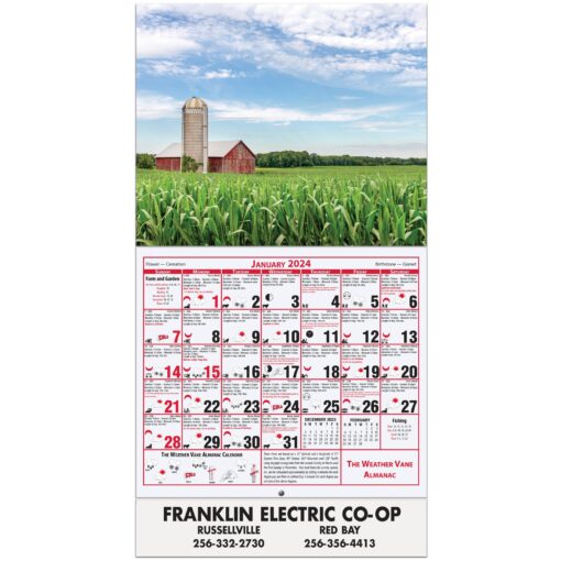 Weather Vane Almanac Farmland Calendar-1