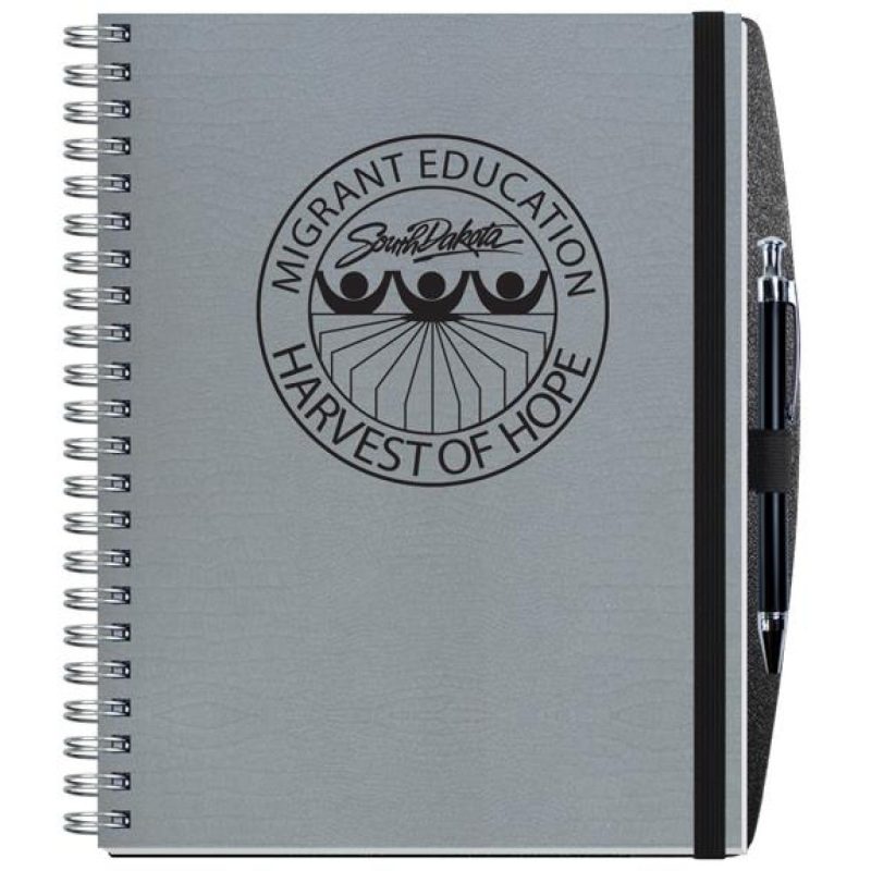 Embossed-Alligator-Textured-Journal-w100-Sheets-Pen-8-½x-11-BJ2B-PS -1
