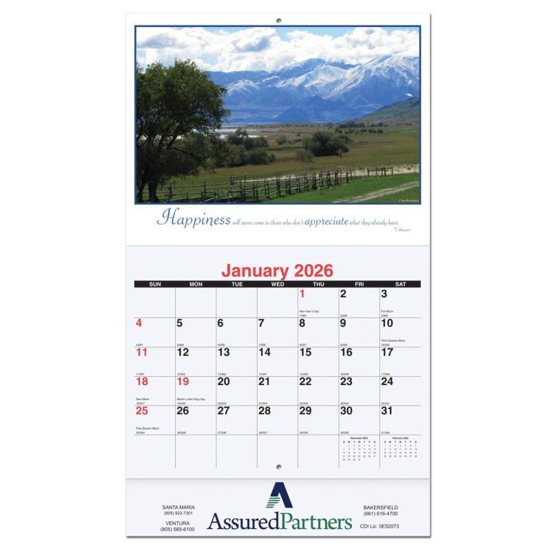 Motivations-Monthly-Wall-Calendar-wStaple-Binding-10-58x-18-¼-MW116S -1