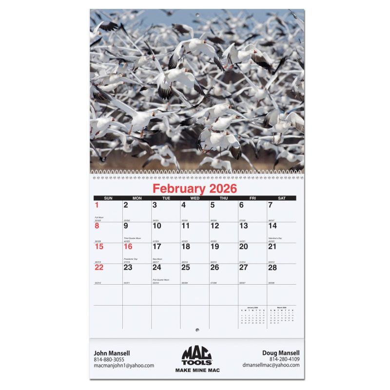 Wildlife-Monthly-Wall-Calendar-wCoil-Binding-10-58x-18-¼-MW107 -1